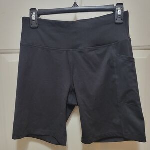 Dkny Black Bike Shorts, Size M